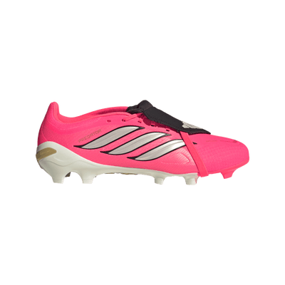 adidas Predator League FT FG soccer cleat in Solar Turbo — side view