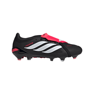 adidas Predator Pro FT FG soccer cleat in Core Black — side view