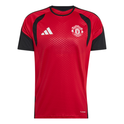 adidas Manchester United 26/27 Tiro training jersey — MUFC red — front