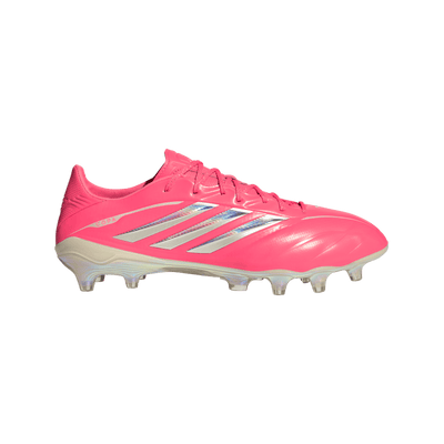 adidas Copa Pure IV Elite FG soccer cleat in Solar Turbo — side view