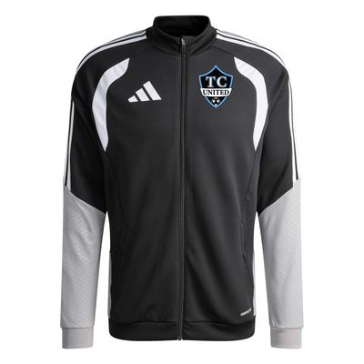 Tri-City United adidas Tiro 26 Competition training jacket in black with TC United crest