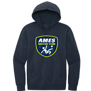 Ames Soccer Club | Gildan Soccer Club Hooded Sweatshirt Hooded Sweatshirt District Adult Small New Navy