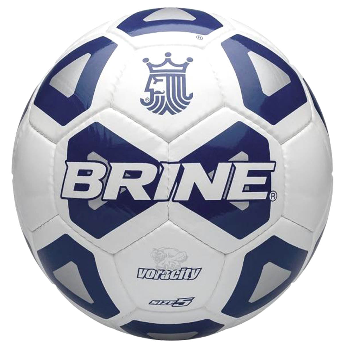 Brine Voracity Soccer Ball Soccer Ball Brine 5 Navy 
