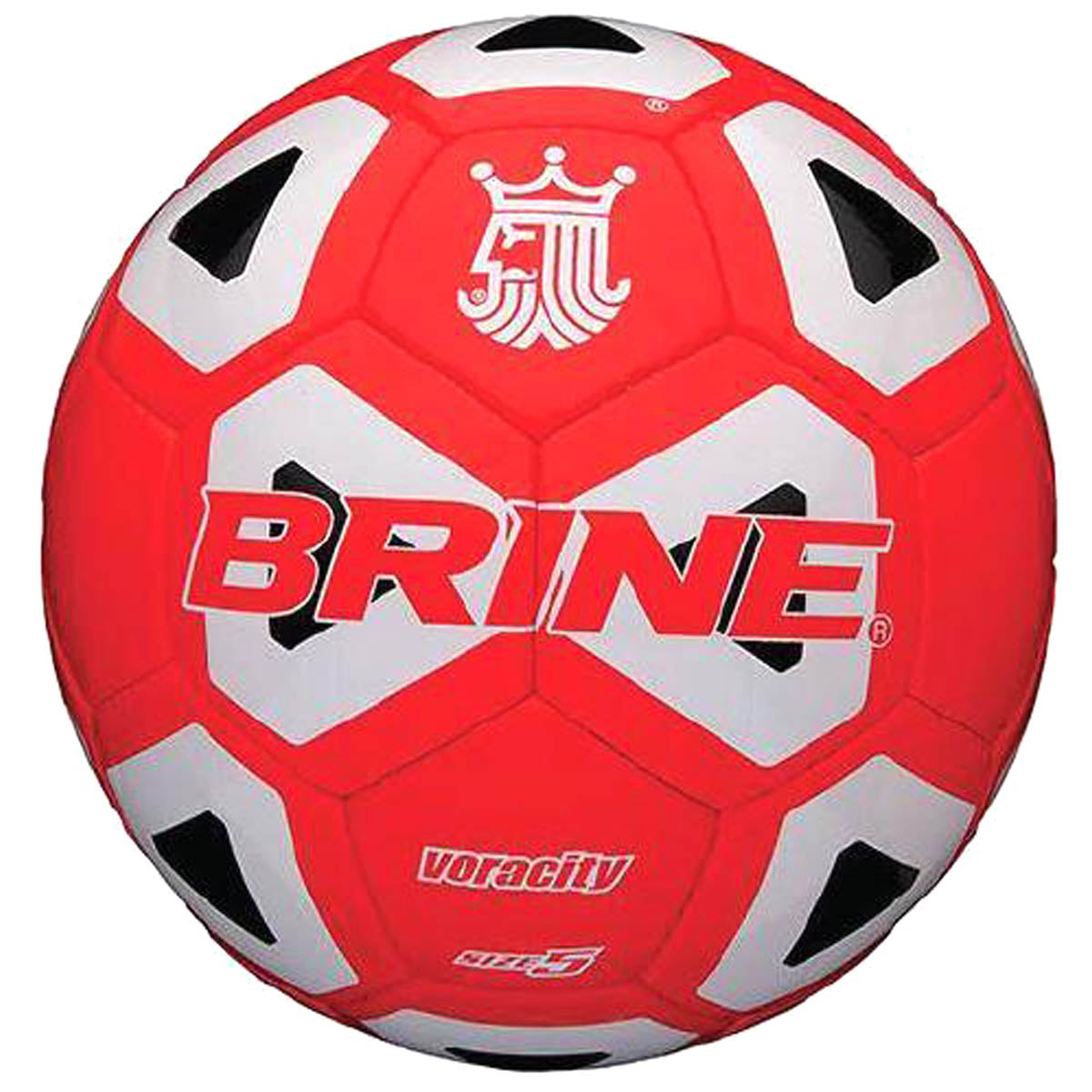 Brine Voracity Soccer Ball Soccer Ball Brine 5 Red/Black/White 