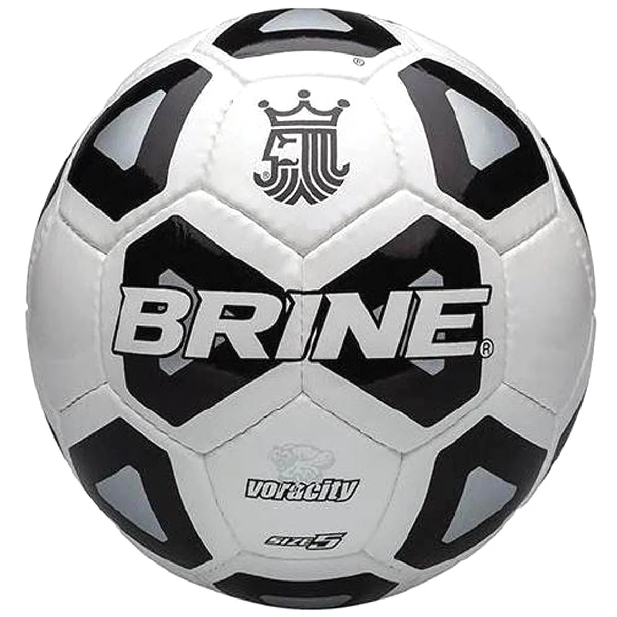 Before buying, what makes the bladder system of the Brine soccer ball special?