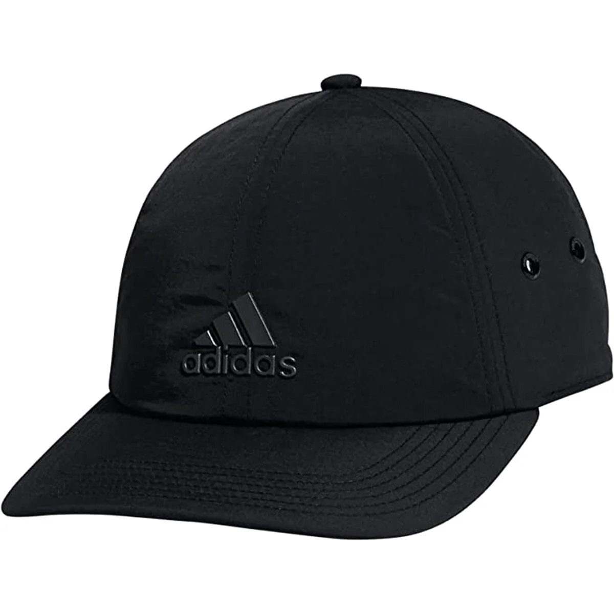 Does the adidas hat size guide mention moisture control features?