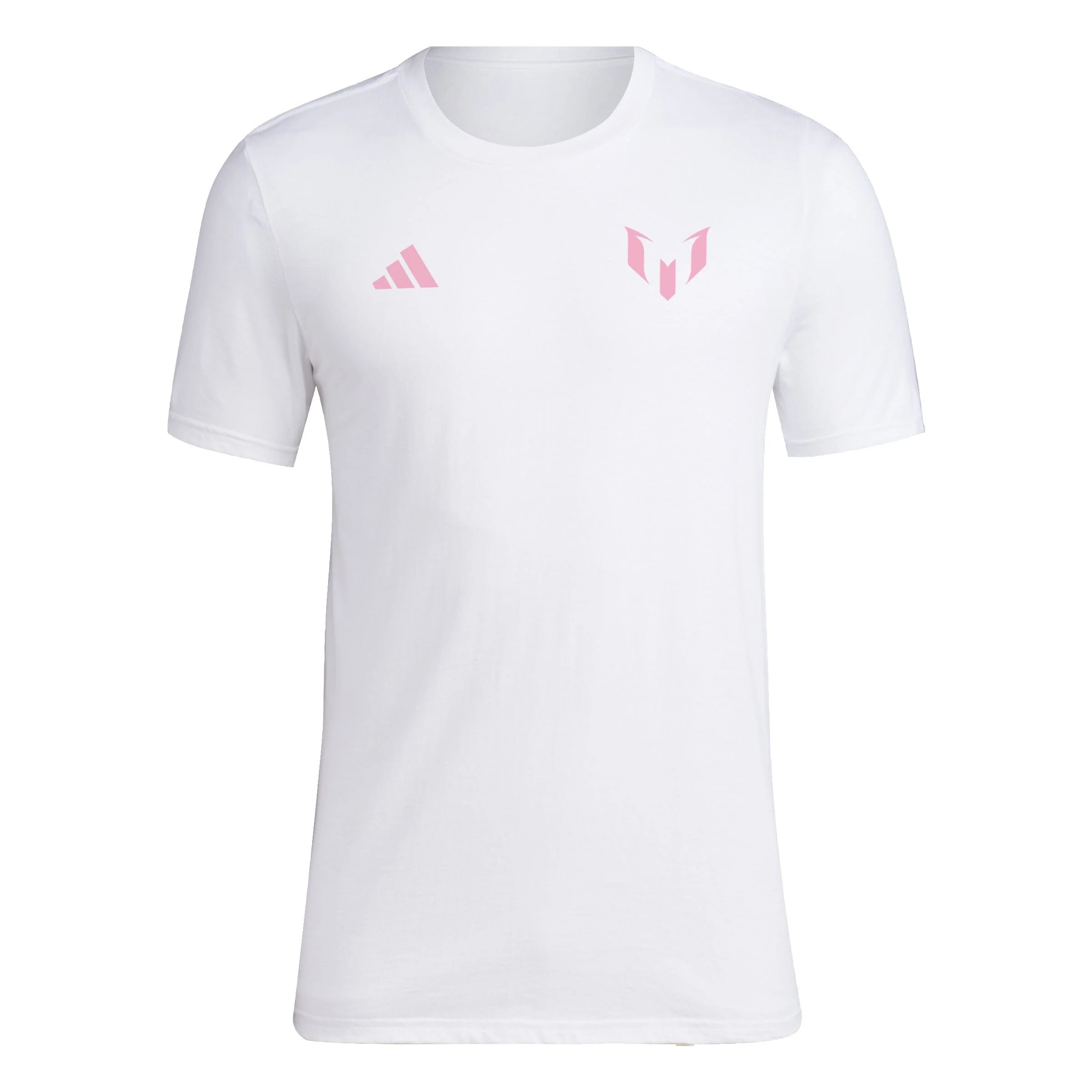 Does the Messi Adidas Miami tee have any special design details?