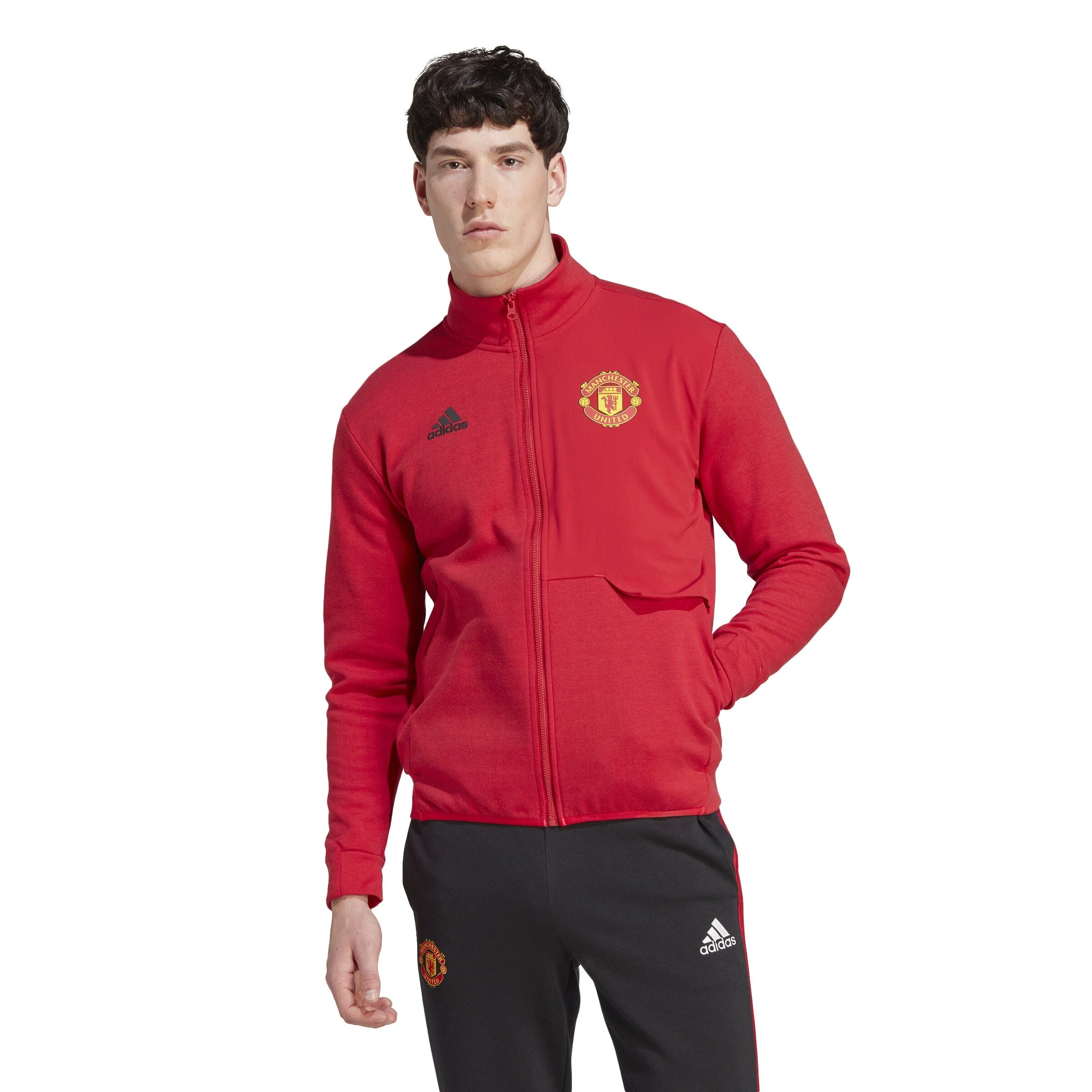 Does the Manchester United Anthem Jacket model ia8564 have any extra features?