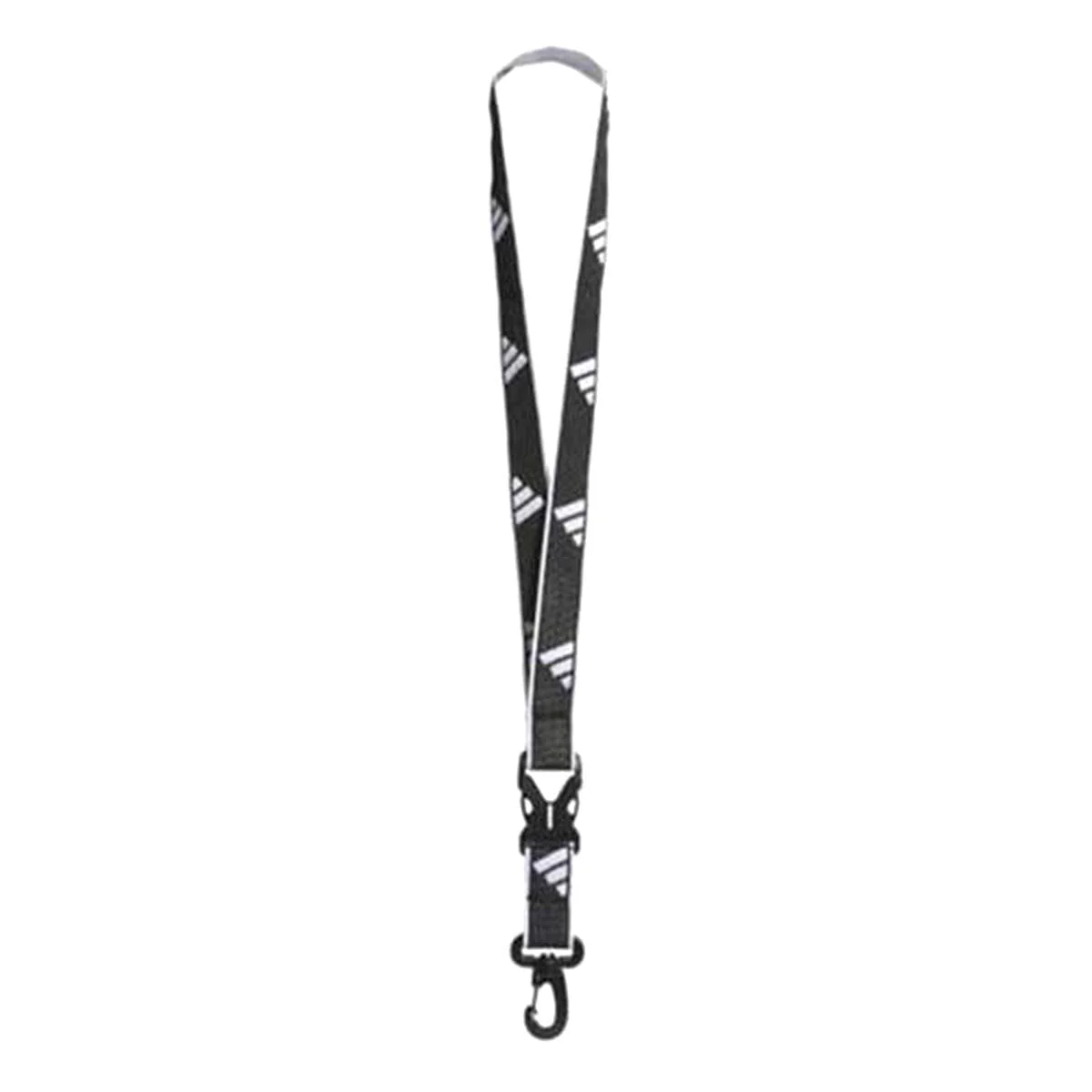 Does the adidas lanyard have any special features I should know about?