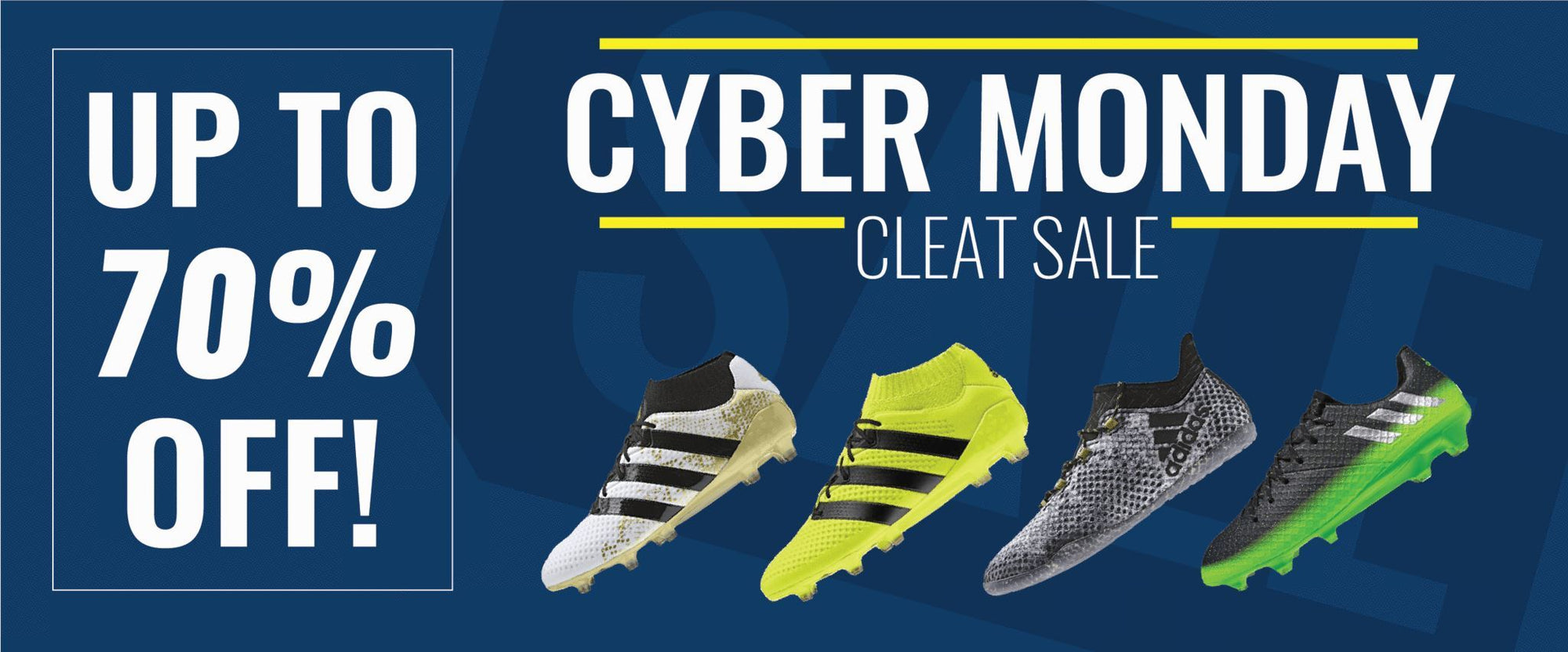 Massive Cleat Sale - Upto 70% Off