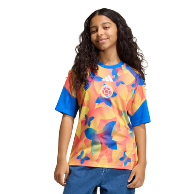 adidas Youth Colombia Pre-Match Jersey - Blue