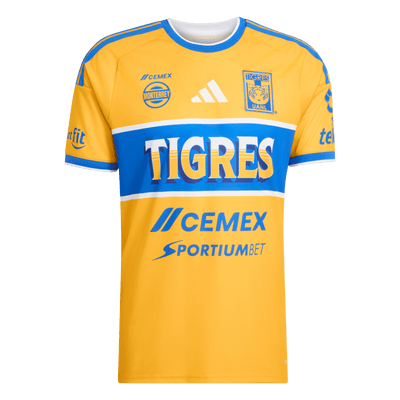 adidas Tigres UANL 26/27 home jersey — team college gold — front