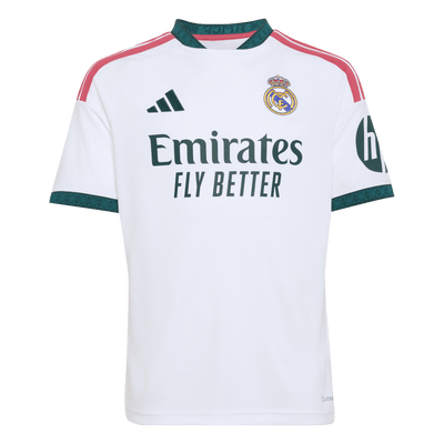 adidas Youth Real Madrid 26/27 Home Replica Jersey - White