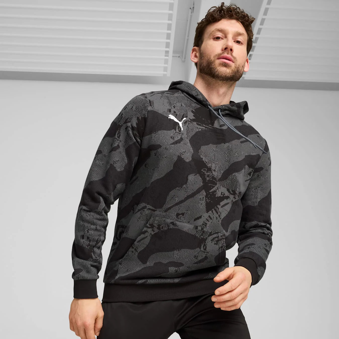 Puma Men's Individual Liga CAMO Hoody | 659541_01