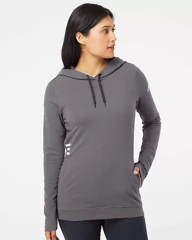 Adidas A451 Women&#39;s Lightweight Hooded Sweatshirt Goal Kick Soccer 