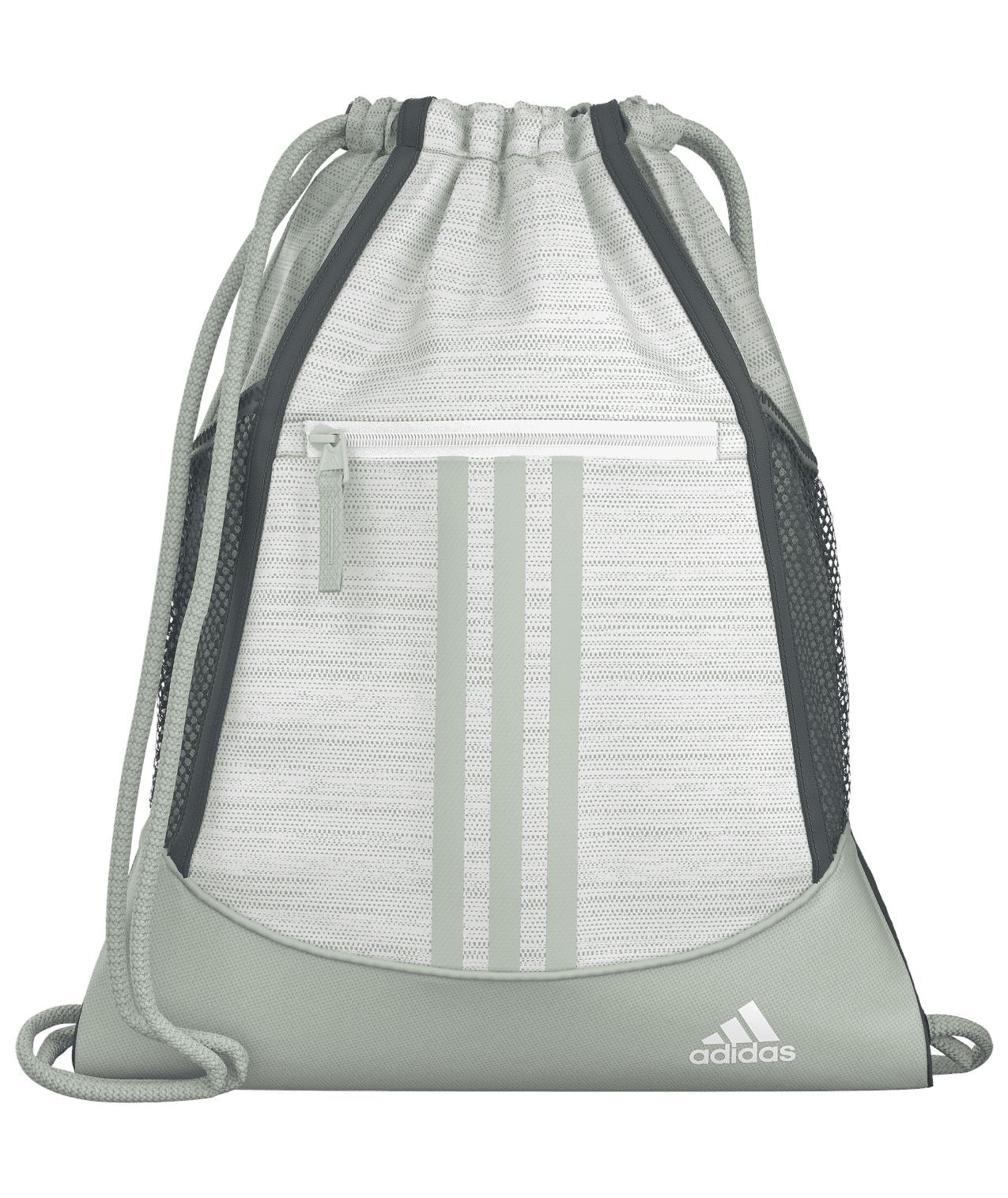 adidas Alliance II Sackpack Bags adidas OSFA Two Tone White-Clear Onix/ Linen Green 