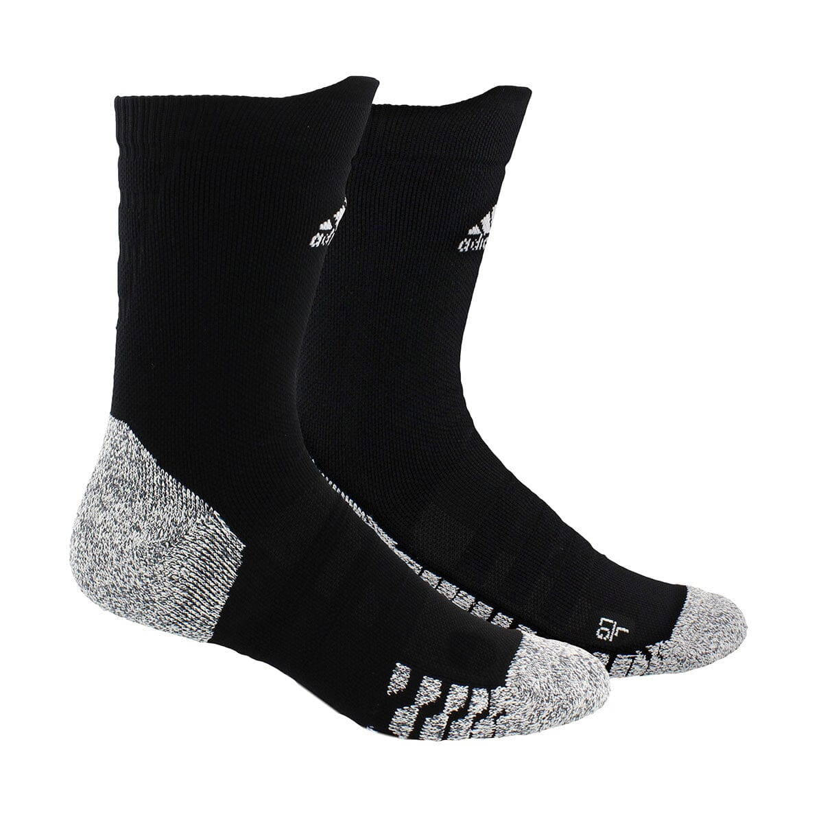 adidas Alphaskin Traxion Lightweight Cushioned Crew Socks | 5144703 Soccer Socks adidas Medium Black/White 