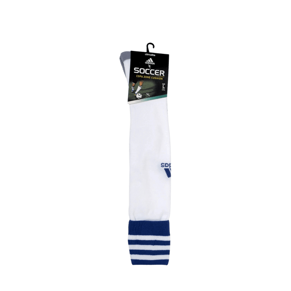 adidas Copa Zone Cushion II Soccer Sock (white/navy) Goal Kick