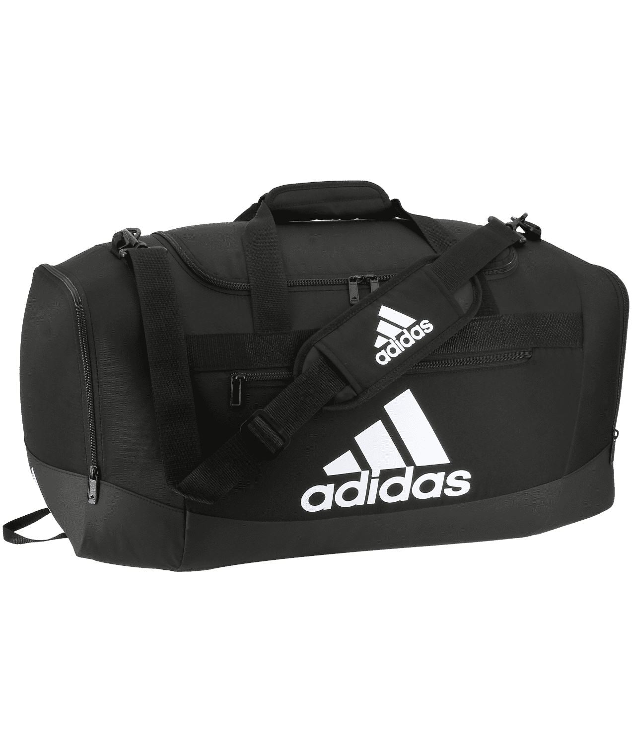 adidas Defender 4 Medium Duffel Bag Bags Adidas Black/White 