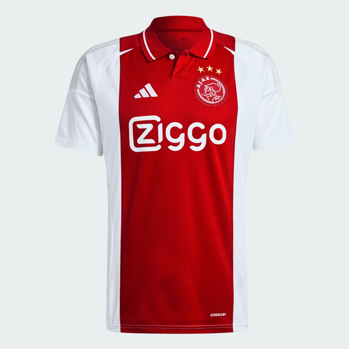 adidas Men&#39;s Ajax Amsterdam 24/25 Home Jersey | IT6168 Jersey adidas Adult Small White 