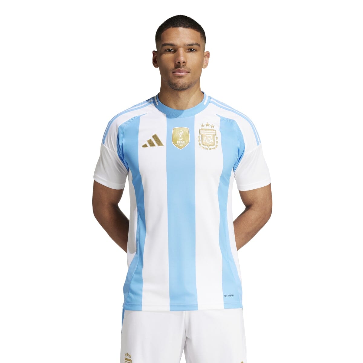 adidas Men&#39;s Argentina 24 Home Jersey | IP8409 Jersey Adidas Adult Small White / Blue Burst 