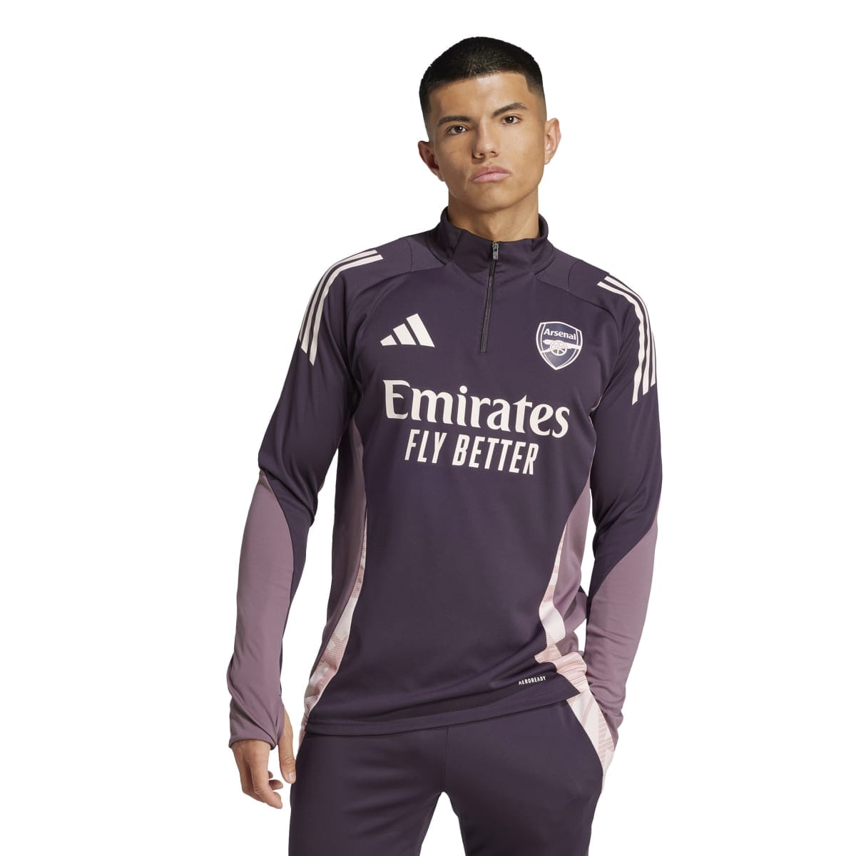 adidas Men&#39;s Arsenal Tiro 24 Training Top | JF2924 Jersey adidas Adult Small Aurora Black 