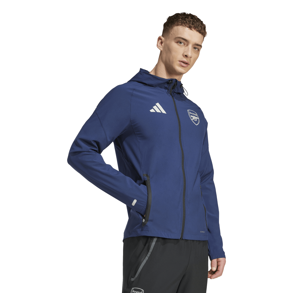 adidas Men's Arsenal Tiro 25 Competition Vis Tech Travel Jacket adidas Men's Arsenal Tiro 25 Competition Vis Tech Travel Jacket