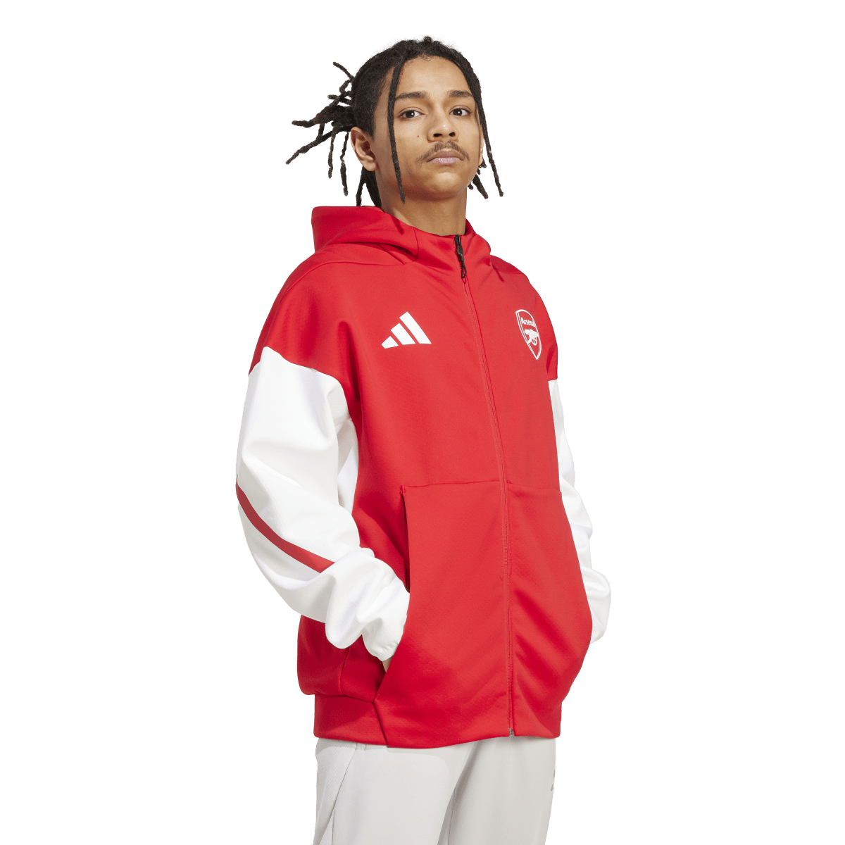 adidas Men's Arsenal Z.N.E. Anthem Jacket | JM9409 - Goal Kick Soccer adidas Men's Arsenal Z.N.E. Anthem Jacket | JM9409 - Goal Kick Soccer