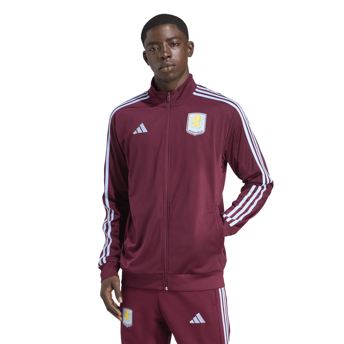 adidas Men's Aston Villa FC DNA Track Top JN0216 Goal Kick Soccer