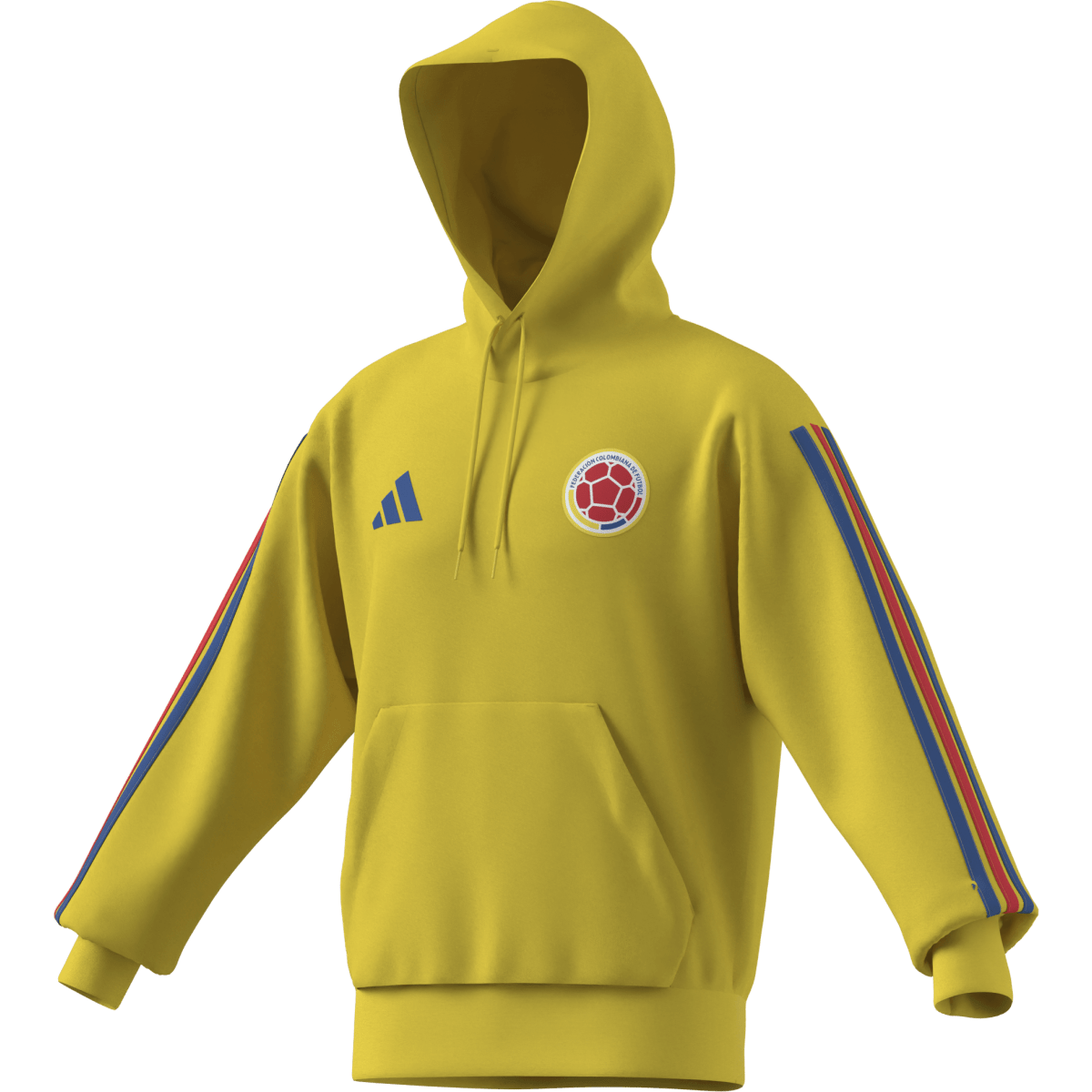 adidas Men's Colombia DNA Fleece Hoodie | JZ9061 - Goal Kick Soccer