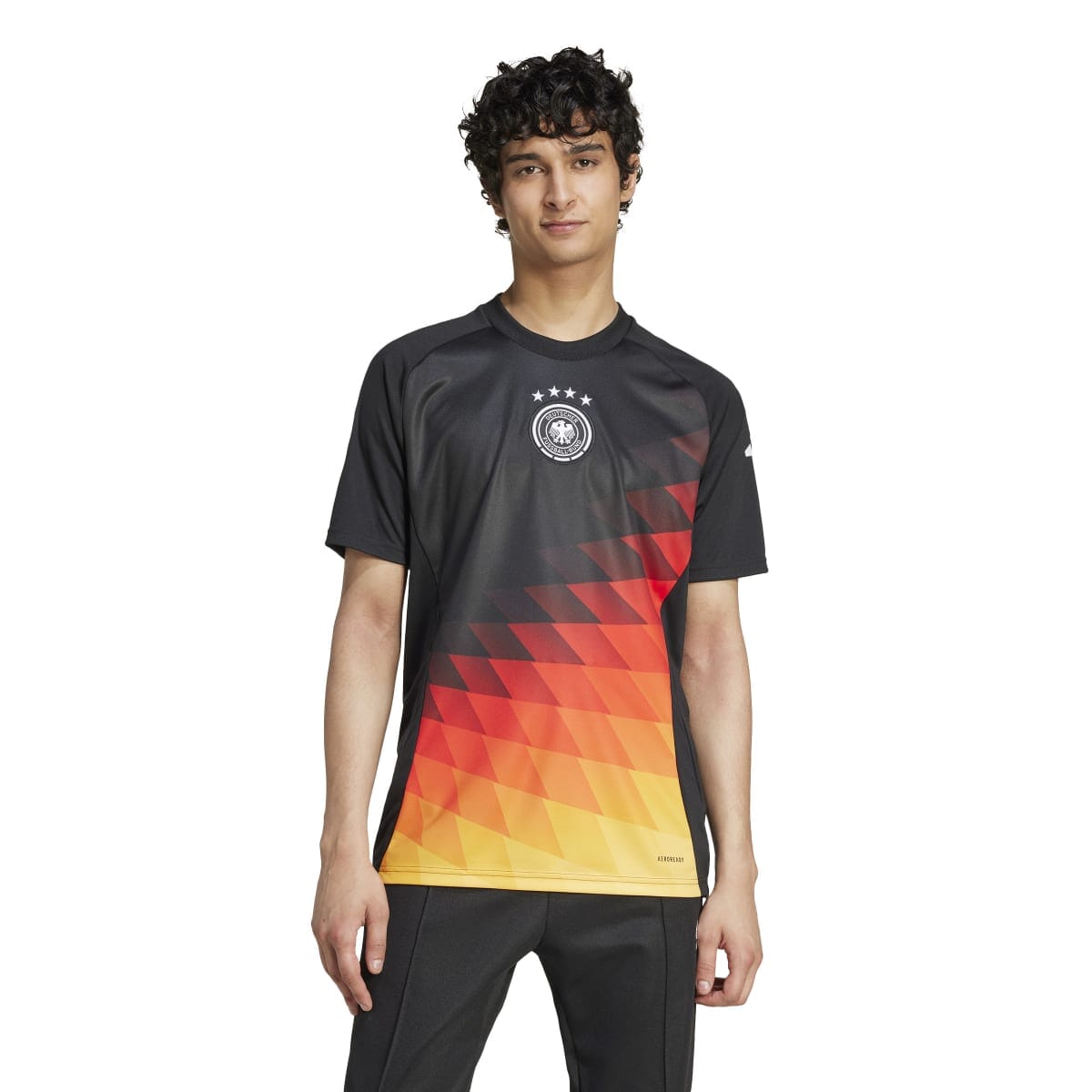 adidas Men&#39;s Germany Pre-Match Jersey | IW7956 Jersey Adidas Adult Small Black 