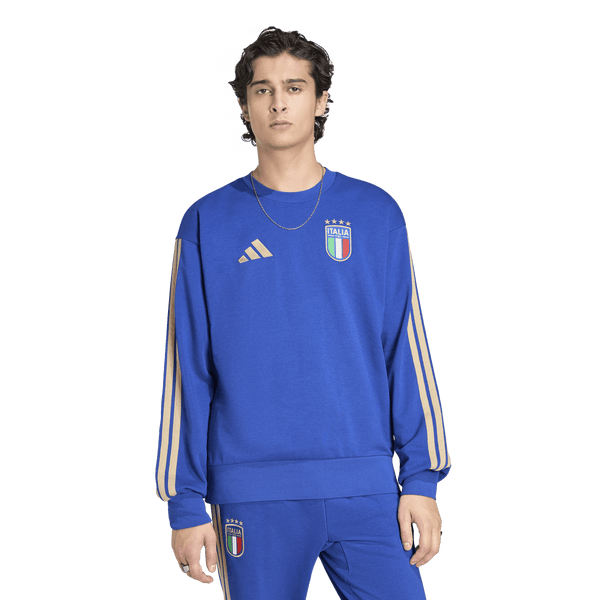 adidas Men's Italy DNA Crew Sweat | JZ2060 - Goal Kick Soccer