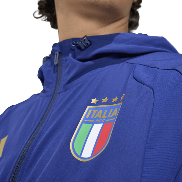 adidas Men's Italy Tiro Travel Full Zip Windbreaker | JY7052