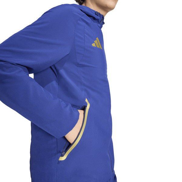 adidas Men's Italy Tiro Travel Full Zip Windbreaker | JY7052