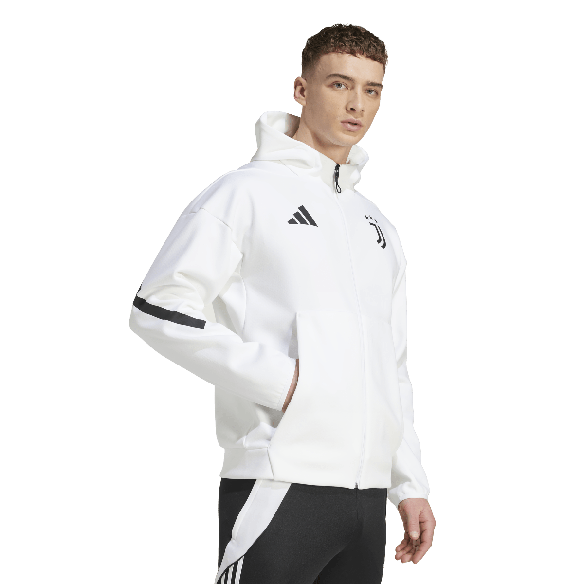 adidas Men's Juventus Z.N.E. Anthem Jacket - Goal Kick Soccer adidas Men's Juventus Z.N.E. Anthem Jacket - Goal Kick Soccer