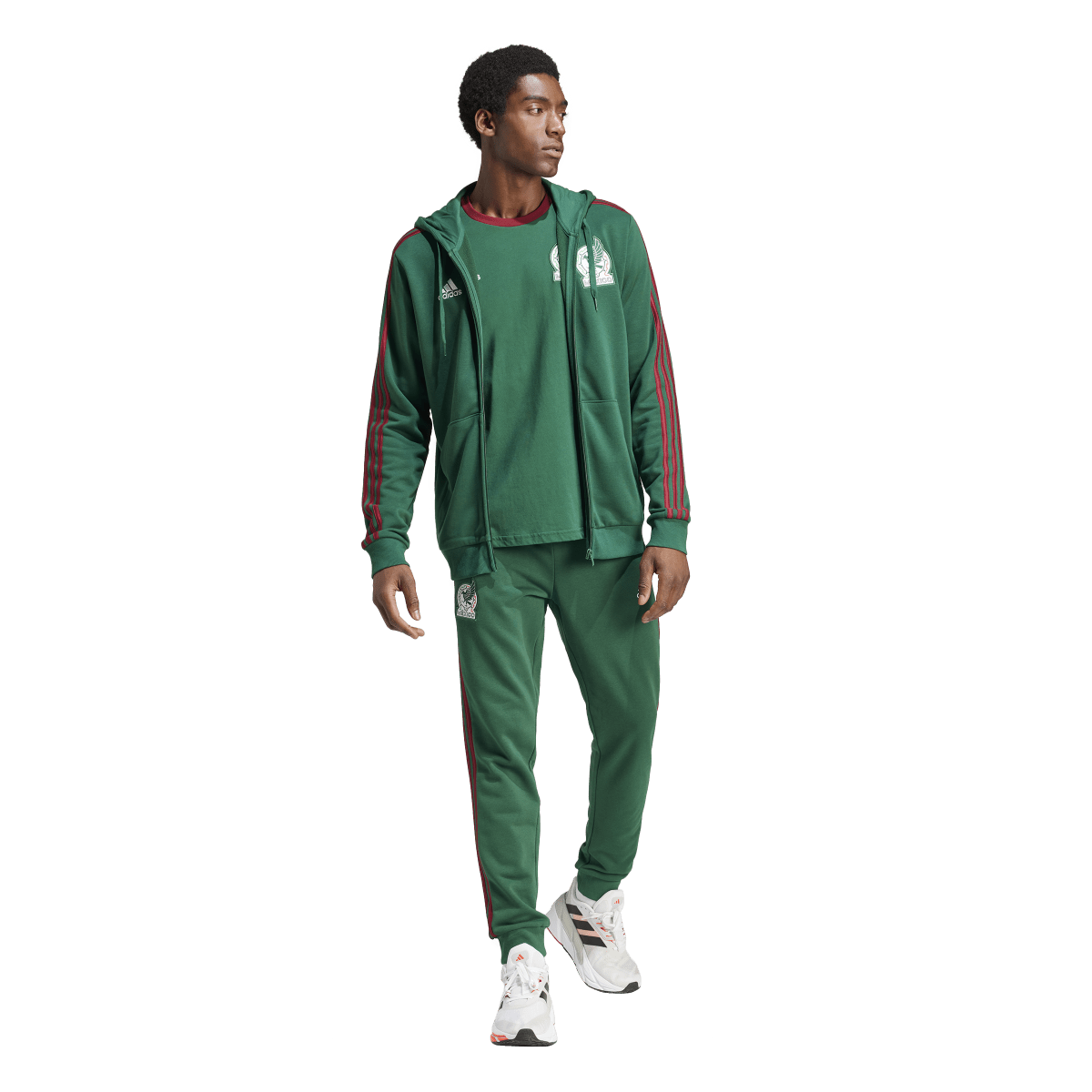 adidas Men's Mexico DNA Full Zip Hoodie - Goal Kick Soccer adidas Men's Mexico DNA Full Zip Hoodie - Goal Kick Soccer