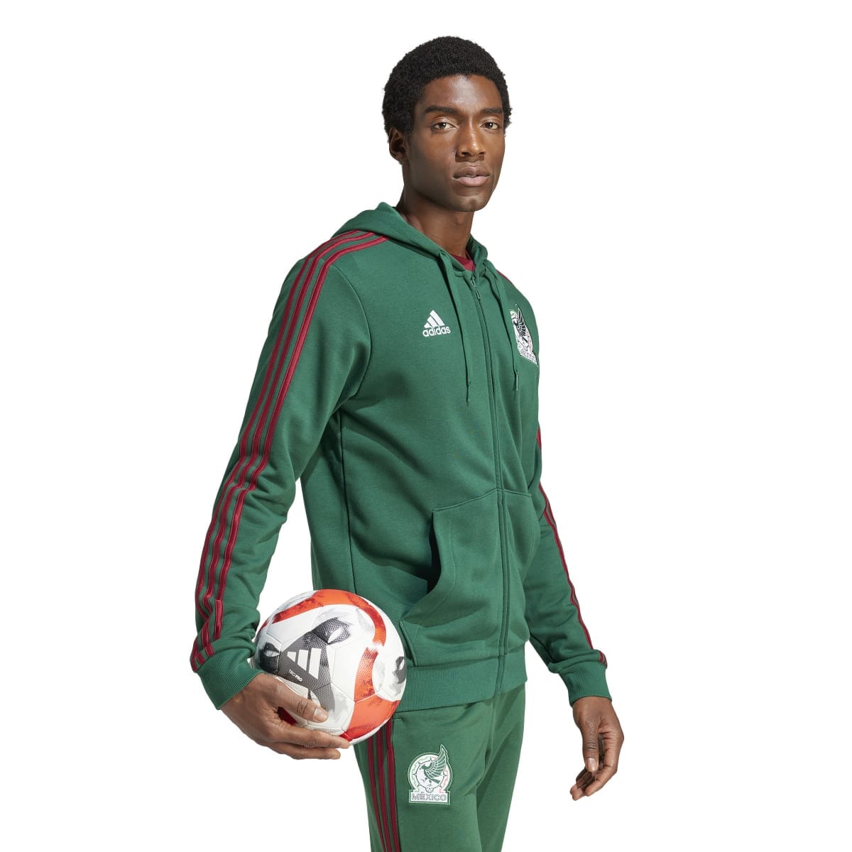 adidas Men's Mexico DNA Full Zip Hoodie | IU2160 Adidas 