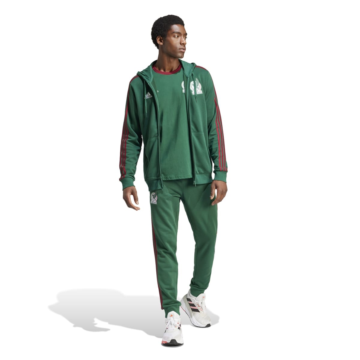 adidas Men's Mexico DNA Full Zip Hoodie | IU2160 Adidas 