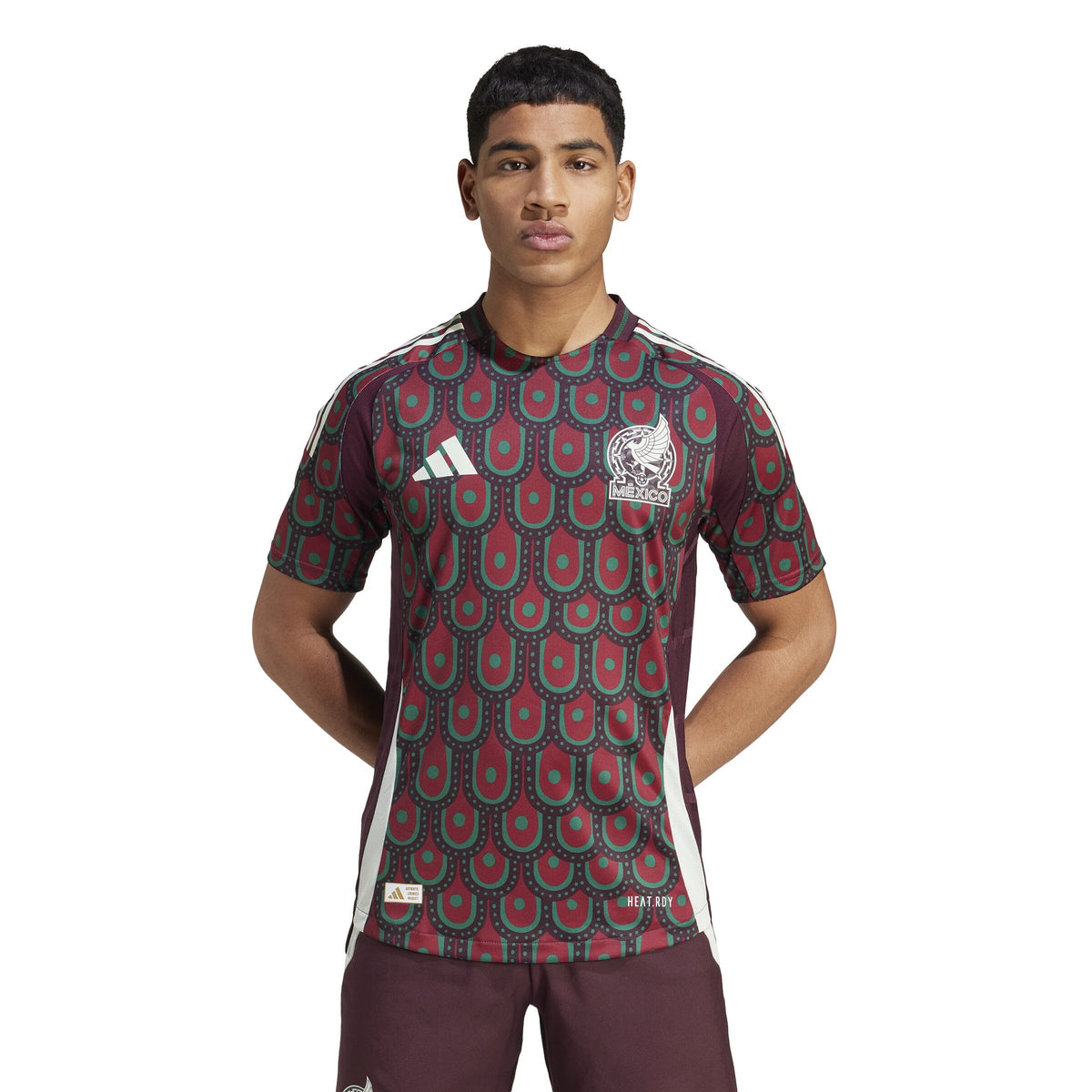 adidas Men&#39;s Multicolor Mexico 2024 Home Authentic Jersey | IP6379 Adidas Adult Small 