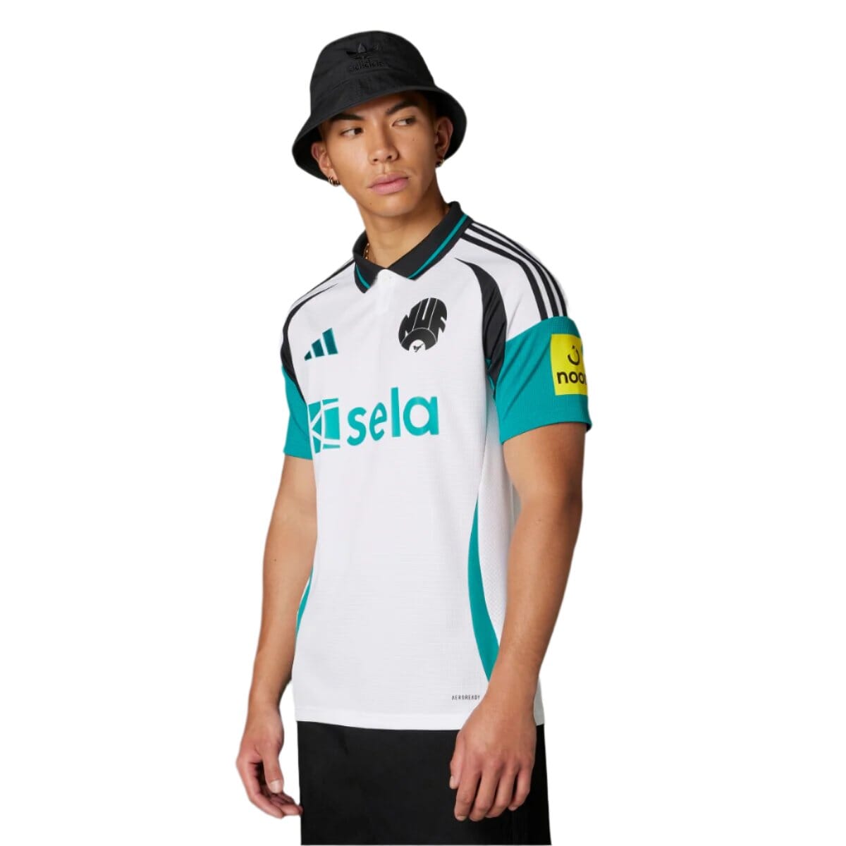 adidas Men&#39;s Newcastle United FC 24/25 Third Jersey | IW0390 Jersey Adidas Adult Small White/Green 