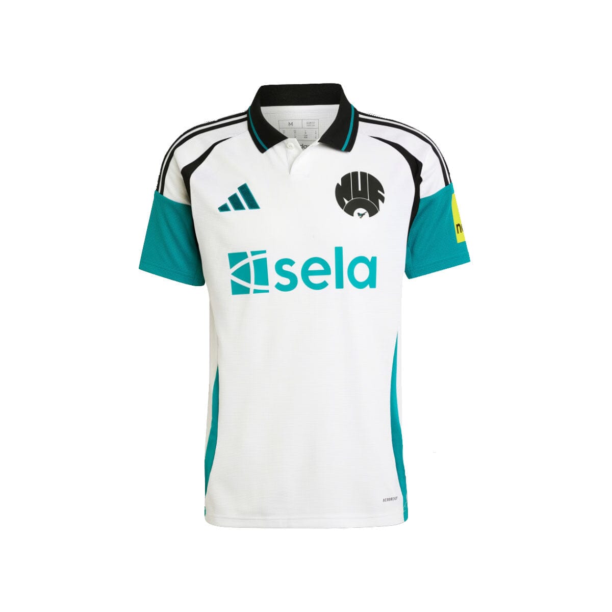 adidas Men&#39;s Newcastle United FC 24/25 Third Jersey | IW0390 Jersey Adidas Adult Small White/Green 