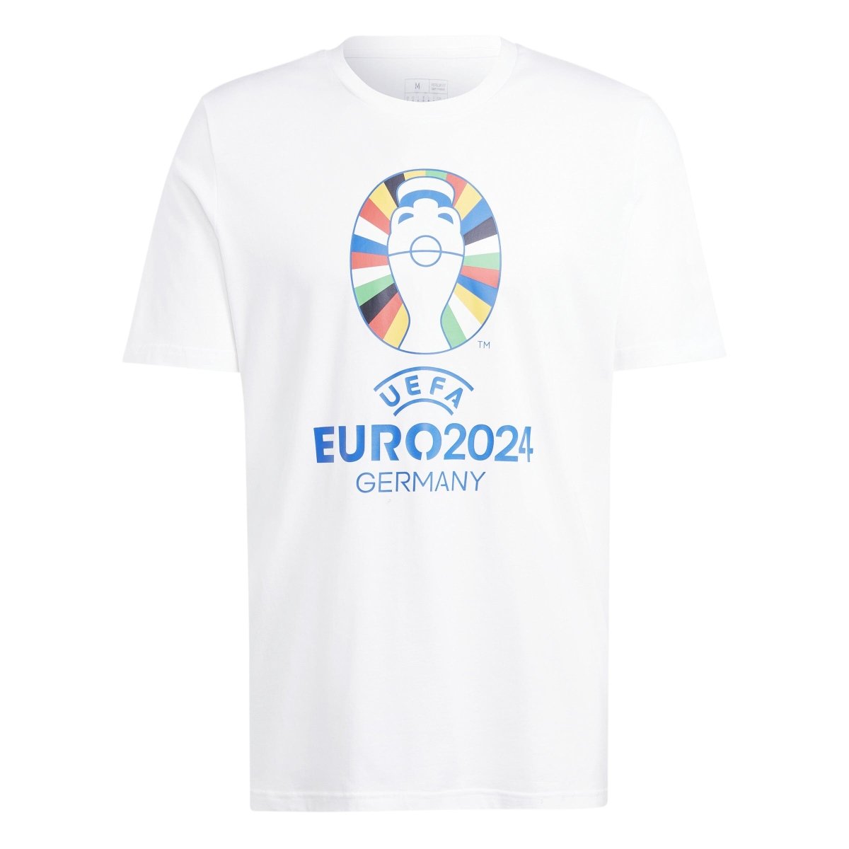 adidas Men's Official Euro 2024 Emblem Tee | IT9290 - Goal Kick Soccer