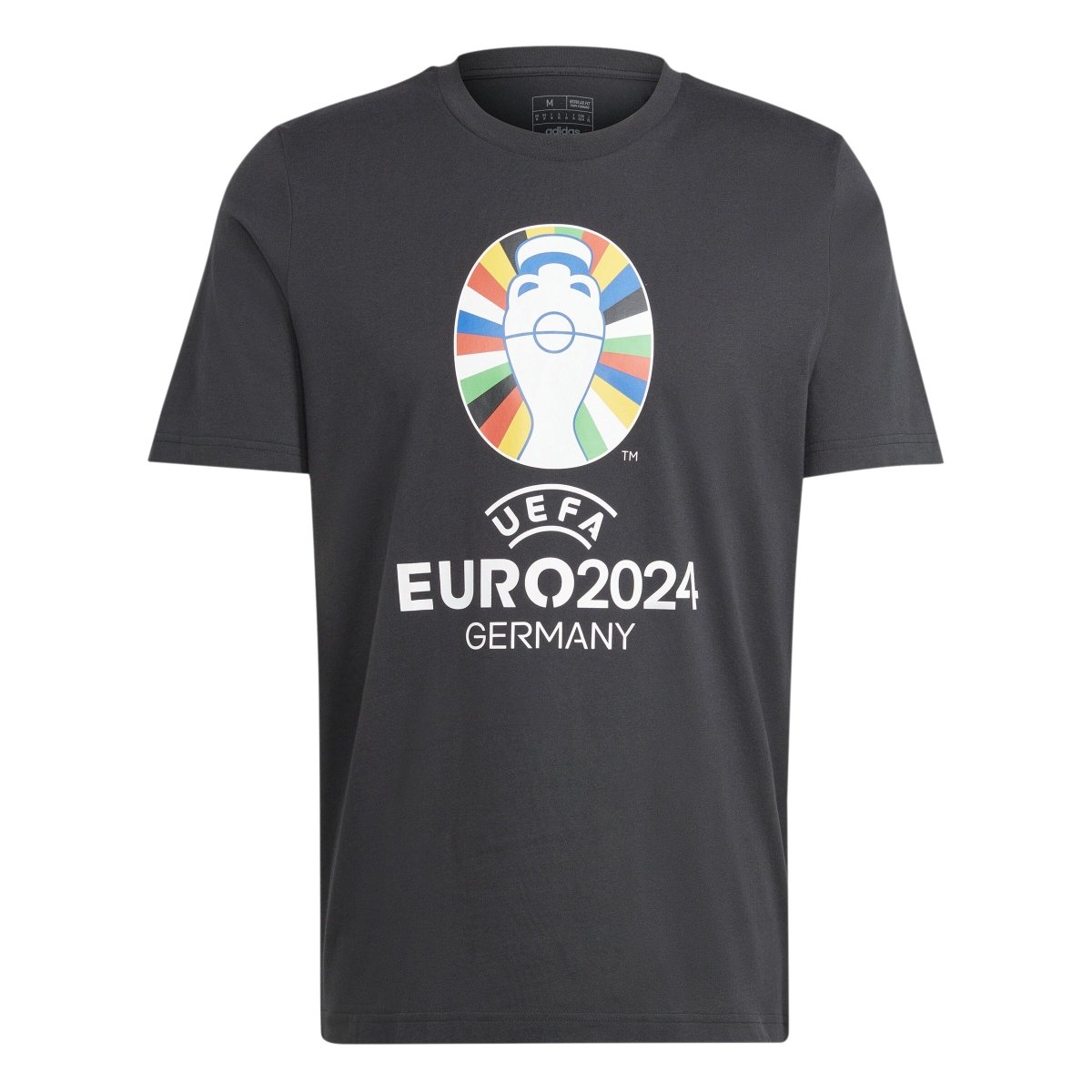 adidas Men's Official Euro 2024 Emblem Tee | IT9291 - Goal Kick Soccer