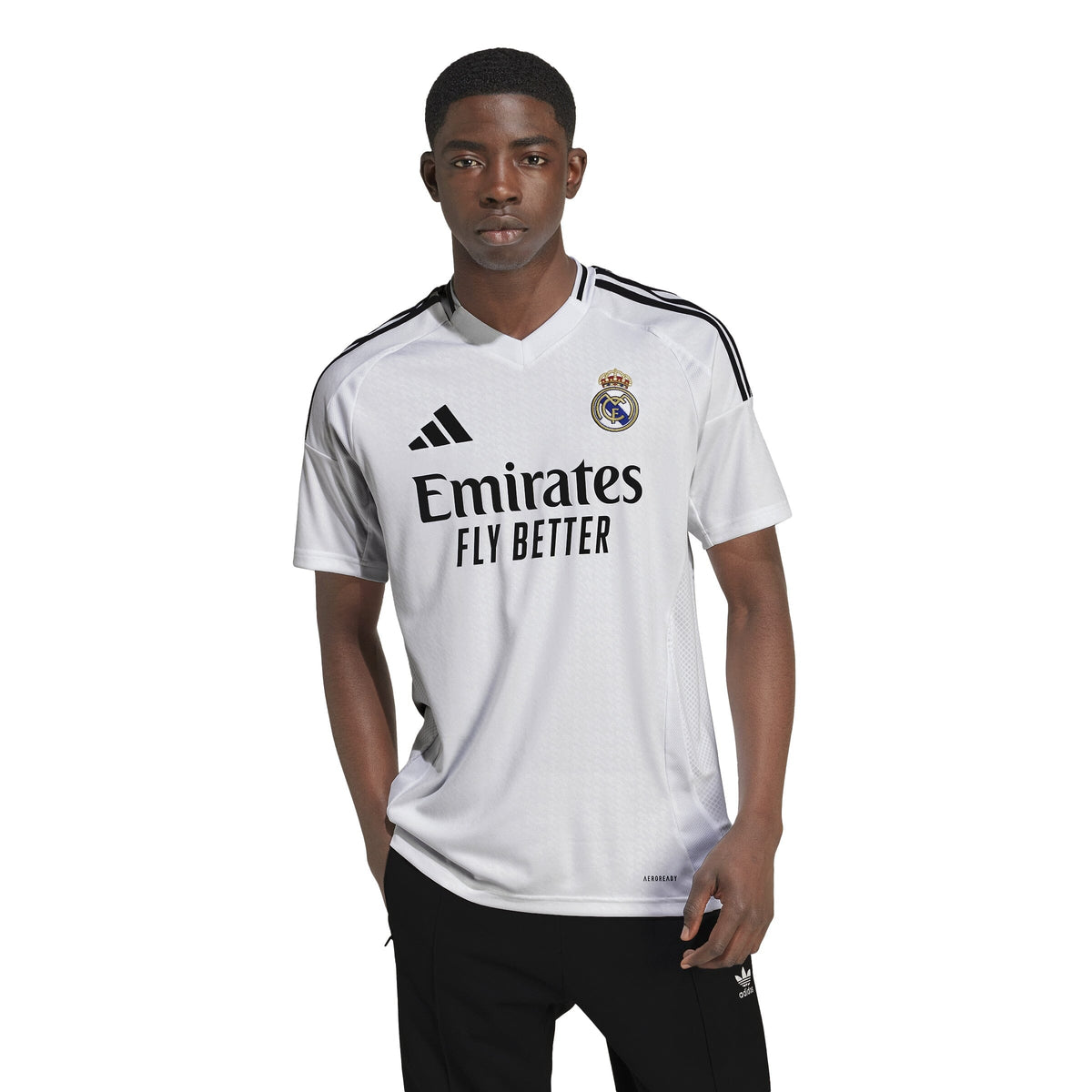 adidas Men&#39;s Real Madrid 24/25 Home Jersey | IU5011 Jersey Adidas Small White 