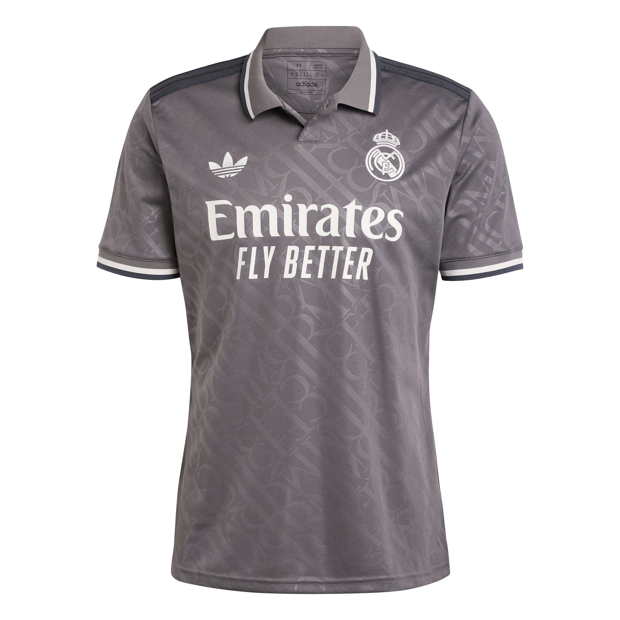 adidas Men's Real Madrid 24/25 Third Jersey | IY1763 T-Shirt adidas Adult Small Charcoal 