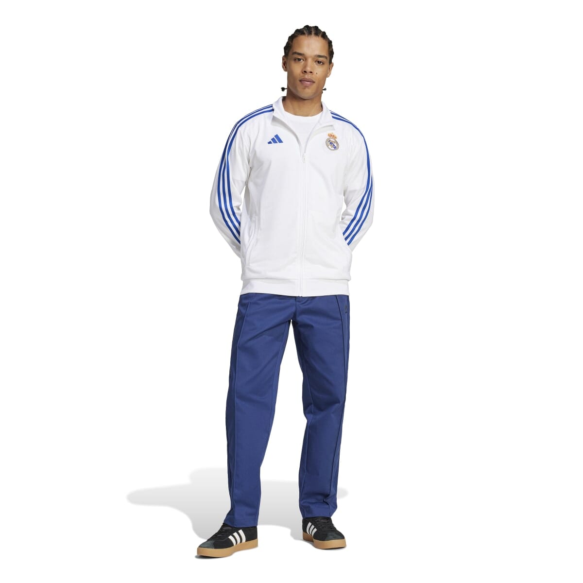 adidas Men's Real Madrid DNA Track Top | IT3804 Jersey adidas 