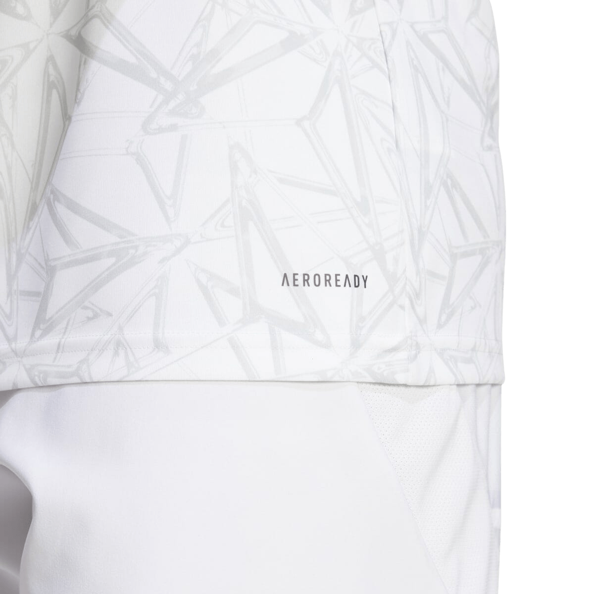 real madrid gear adidas Men's Real Madrid Pre-Match Jersey White / Clear Grey / XL