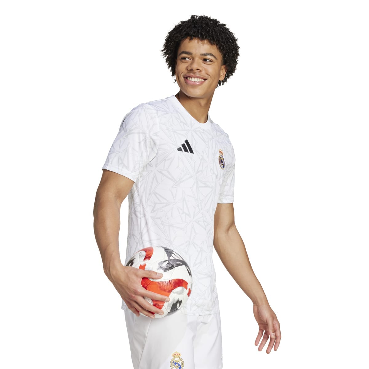 adidas Men's Real Madrid Pre-Match Jersey | IT5101 T-Shirt adidas 