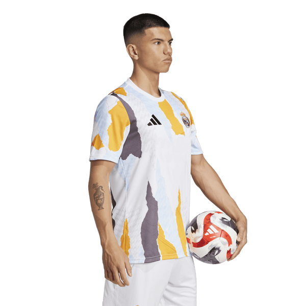 adidas Men's Real Madrid Pre-Match Jersey | JJ3493 - Goal Kick Soccer