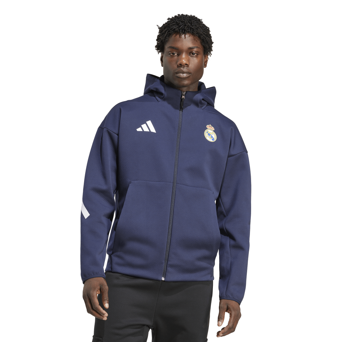 adidas Men's Real Madrid ADIDAS Z.N.E. Anthem Jacket | KC3739 adidas Men's Real Madrid ADIDAS Z.N.E. Anthem Jacket | KC3739